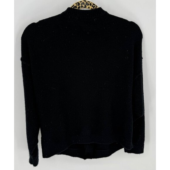 Mustard Seed Vintage Black Button-Up Soft Cardigan Sweater - Picture 4 of 8